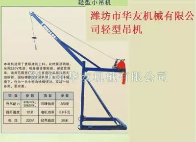 點(diǎn)擊查看詳細(xì)信息<br>標(biāo)題：華友機(jī)械家用小吊機(jī) 閱讀次數(shù)：9858